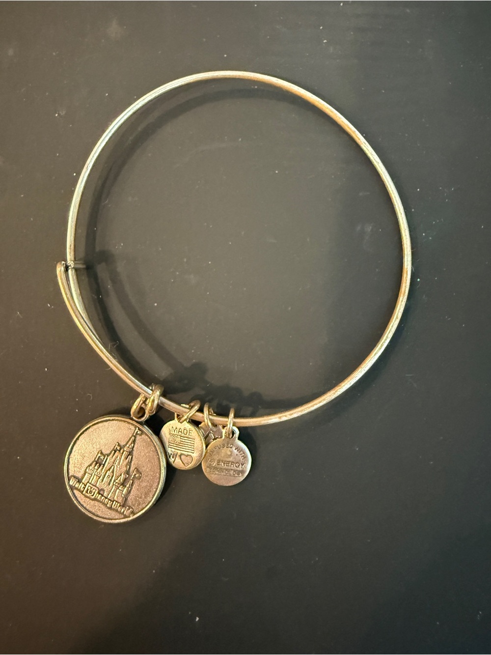 Walt Disney World Magic Kingdom Cinderella Castle Alex and Ani bracelet
